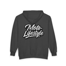 Load image into Gallery viewer, Moto Lifestyle - Unisex Zip Hooded Sweatshirt