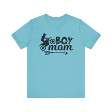 Load image into Gallery viewer, Boy Mom Motocross Unisex Soft Style Tee Shirt