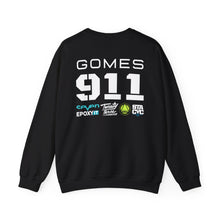 Load image into Gallery viewer, Gomes 911 Crewneck Sweatshirt - Unisex Heavy Blend™ | Sporty and Casual omes
