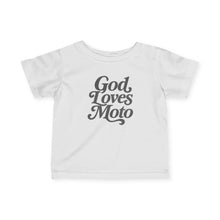 Load image into Gallery viewer, BABY - God Loves Moto Infant Tee