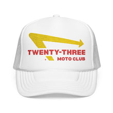 Load image into Gallery viewer, Burger Moto Club Foam Trucker Hat, Embroidered