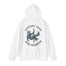 Load image into Gallery viewer, Support Your Local Privateer - Unisex Hoodie Heavy Blend™ Hooded Sweatshirt
