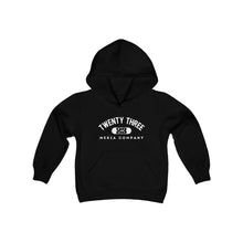 Load image into Gallery viewer, YOUTH Twenty Three Media Athletics Heavy Blend Hooded Sweatshirt