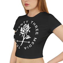 Load image into Gallery viewer, Rose Women's Baby Tee