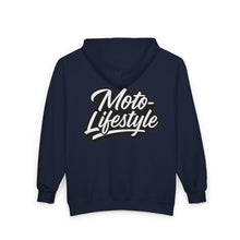 Load image into Gallery viewer, Moto Lifestyle - Unisex Zip Hooded Sweatshirt