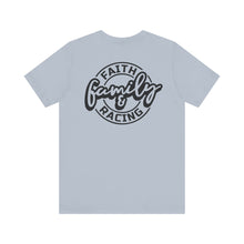 Load image into Gallery viewer, Faith Family and Racing Unisex Soft Style Tee Shirt