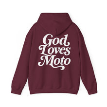 Load image into Gallery viewer, God Loves Moto - Unisex Hoodie Heavy Blend™ Hooded Sweatshirt
