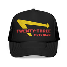 Load image into Gallery viewer, Burger Moto Club Foam Trucker Hat, Embroidered