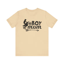 Load image into Gallery viewer, Boy Mom Motocross Unisex Soft Style Tee Shirt