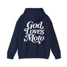 Load image into Gallery viewer, God Loves Moto - Unisex Hoodie Heavy Blend™ Hooded Sweatshirt