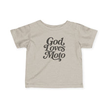 Load image into Gallery viewer, BABY - God Loves Moto Infant Tee