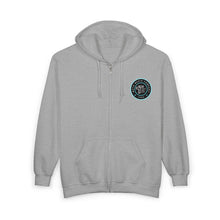Load image into Gallery viewer, Circle Logo - Unisex Zip Hooded Sweatshirt