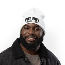 Load image into Gallery viewer, Fat Boy Moto Club Embroidered Knit Beanie