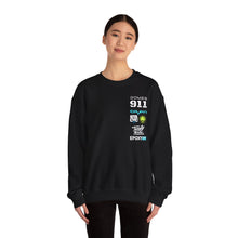 Load image into Gallery viewer, Gomes 911 Crewneck Sweatshirt - Unisex Heavy Blend™ | Sporty and Casual omes