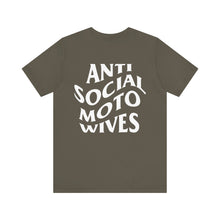 Load image into Gallery viewer, Anti Social Moto Wives - Adult Bella Canvas Unisex Shirt