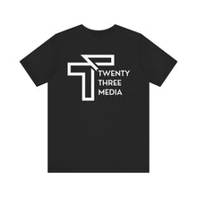 Load image into Gallery viewer, Twenty Three Media Logo Jersey Short Sleeve Tee