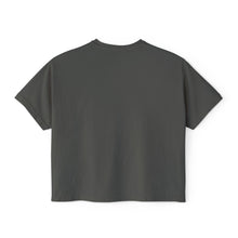 Load image into Gallery viewer, Death Metal. Women's Boxy Tee — 'Twenty Three Media' Distressed Logo Graphic Tee