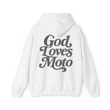 Load image into Gallery viewer, God Loves Moto - Unisex Hoodie Heavy Blend™ Hooded Sweatshirt