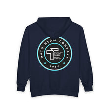 Load image into Gallery viewer, Circle Logo - Unisex Zip Hooded Sweatshirt