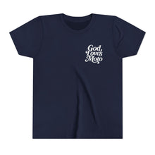 Load image into Gallery viewer, YOUTH - God Loves Moto - Short Sleeve Tee