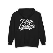 Load image into Gallery viewer, Moto Lifestyle - Unisex Zip Hooded Sweatshirt