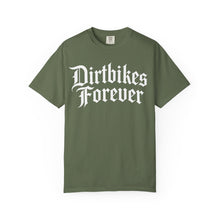 Load image into Gallery viewer, Dirtbikes Forever (big front logo) Unisex T-shirt - Comfort Colors