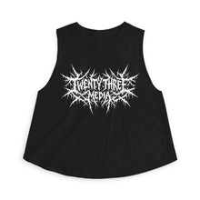 Load image into Gallery viewer, Death Metal Crop Top - Twenty Three Media Tank for Women