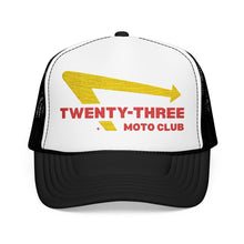Load image into Gallery viewer, Burger Moto Club Foam Trucker Hat, Embroidered