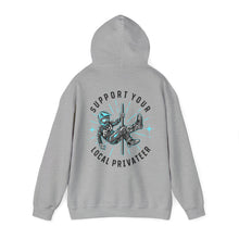 Load image into Gallery viewer, Support Your Local Privateer - Unisex Hoodie Heavy Blend™ Hooded Sweatshirt