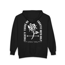 Load image into Gallery viewer, Team 23 Media Rose - Unisex Zip Hooded Sweatshirt