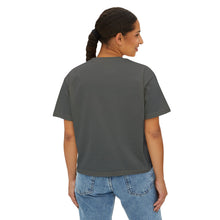 Load image into Gallery viewer, Death Metal. Women's Boxy Tee — 'Twenty Three Media' Distressed Logo Graphic Tee