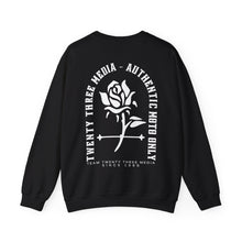 Load image into Gallery viewer, Twenty Three Media Authentic Moto Arch Rose Unisex Heavy Blend™ Crewneck Sweatshirt