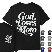 Load image into Gallery viewer, God Loves Moto - Comfort Colors Unisex T-Shirt