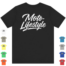 Load image into Gallery viewer, Moto Lifestyle - Bella Canvas ALL Manufacturer Colors - Adult Unisex Tee Shirt
