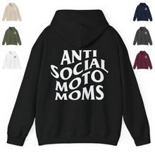 Load image into Gallery viewer, Anti Social Moto Moms - Unisex Hoodie Heavy Blend™ Hooded Sweatshirt