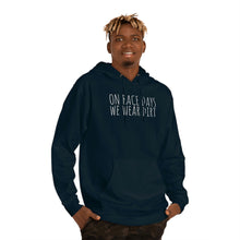 Load image into Gallery viewer, On Race Days We Wear Dirt Unisex Hooded Sweatshirt