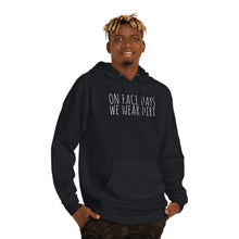 Load image into Gallery viewer, On Race Days We Wear Dirt Unisex Hooded Sweatshirt
