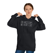 Load image into Gallery viewer, On Race Days We Wear Dirt Unisex Hooded Sweatshirt