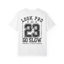 Load image into Gallery viewer, Look Pro Go Slow Uni Unisex T-shirt - Comfort Colors

