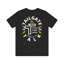 Load image into Gallery viewer, Tailgate Talk Lightning Unisex Jersey Short Sleeve Tee
