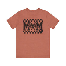 Load image into Gallery viewer, Checkered Bow Mama – Adult Unisex Bella Canvas Soft Tee
