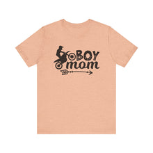 Load image into Gallery viewer, Boy Mom Motocross Unisex Soft Style Tee Shirt
