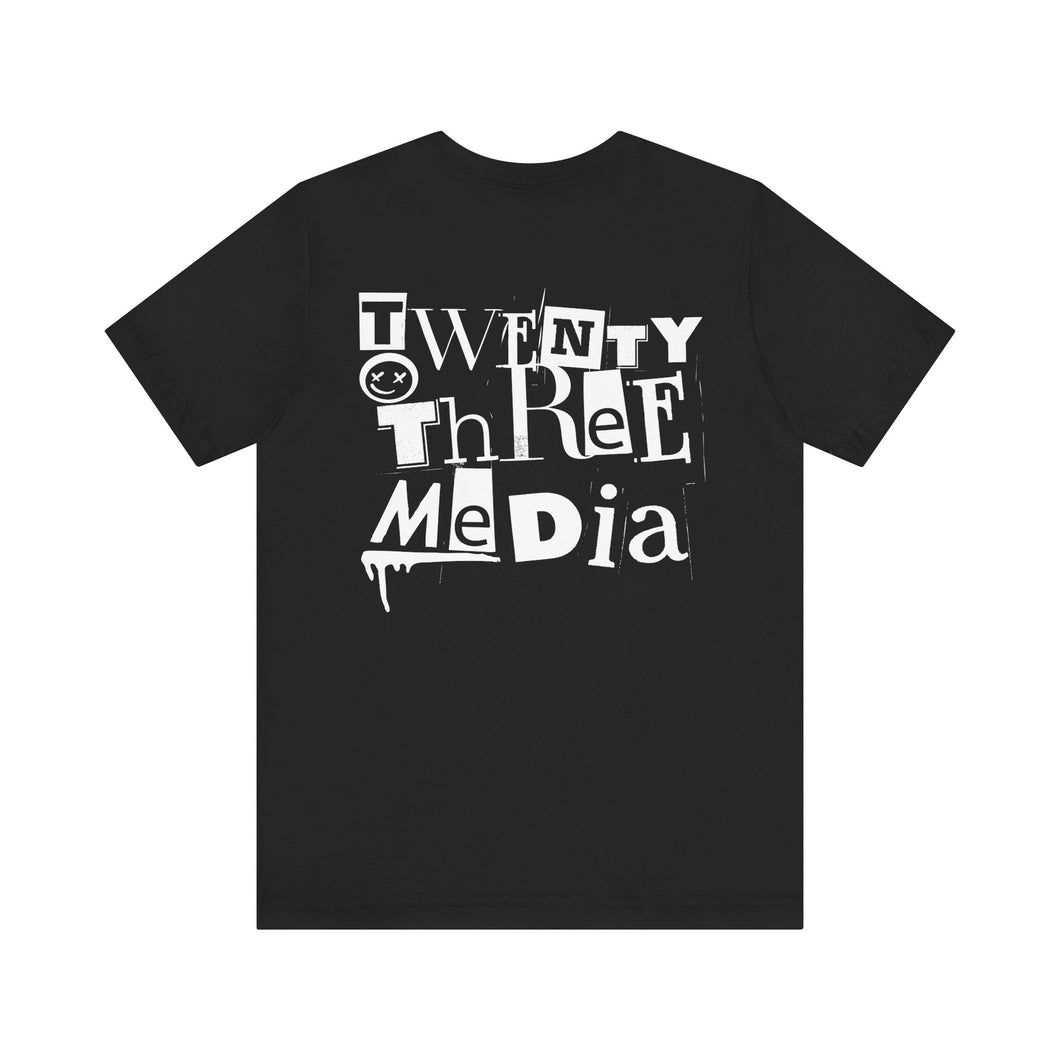 Mag Cutouts Twenty Three Media Unisex Jersey Short Sleeve Tee