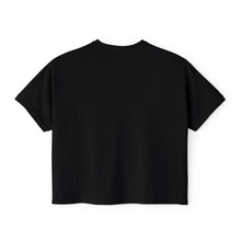 Load image into Gallery viewer, Death Metal. Women's Boxy Tee — 'Twenty Three Media' Distressed Logo Graphic Tee
