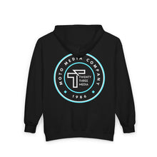 Load image into Gallery viewer, Circle Logo - Unisex Zip Hooded Sweatshirt
