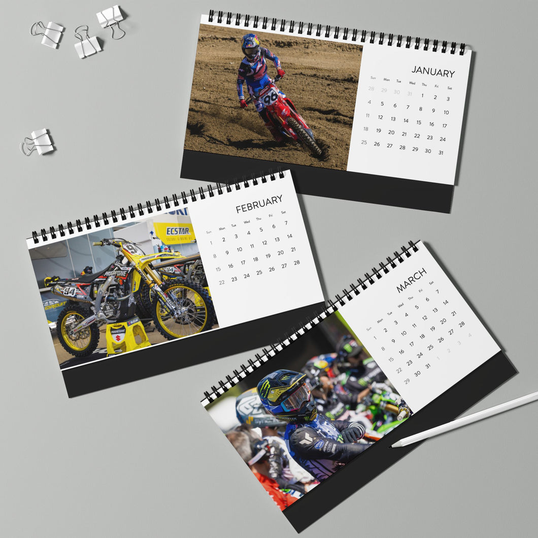 2026 Desktop Calendar – with Photo Display (Desk Planner)