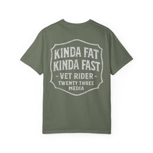 Load image into Gallery viewer, Kinda Fat Kinda Fast VET RIDER Unisex T-shirt - Comfort Colors
