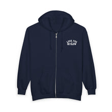 Load image into Gallery viewer, Look Pro Go Slow Uni - Unisex Zip Hooded Sweatshirt
