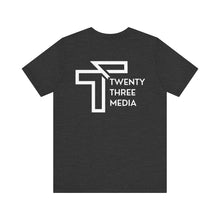 Load image into Gallery viewer, Twenty Three Media Logo Jersey Short Sleeve Tee
