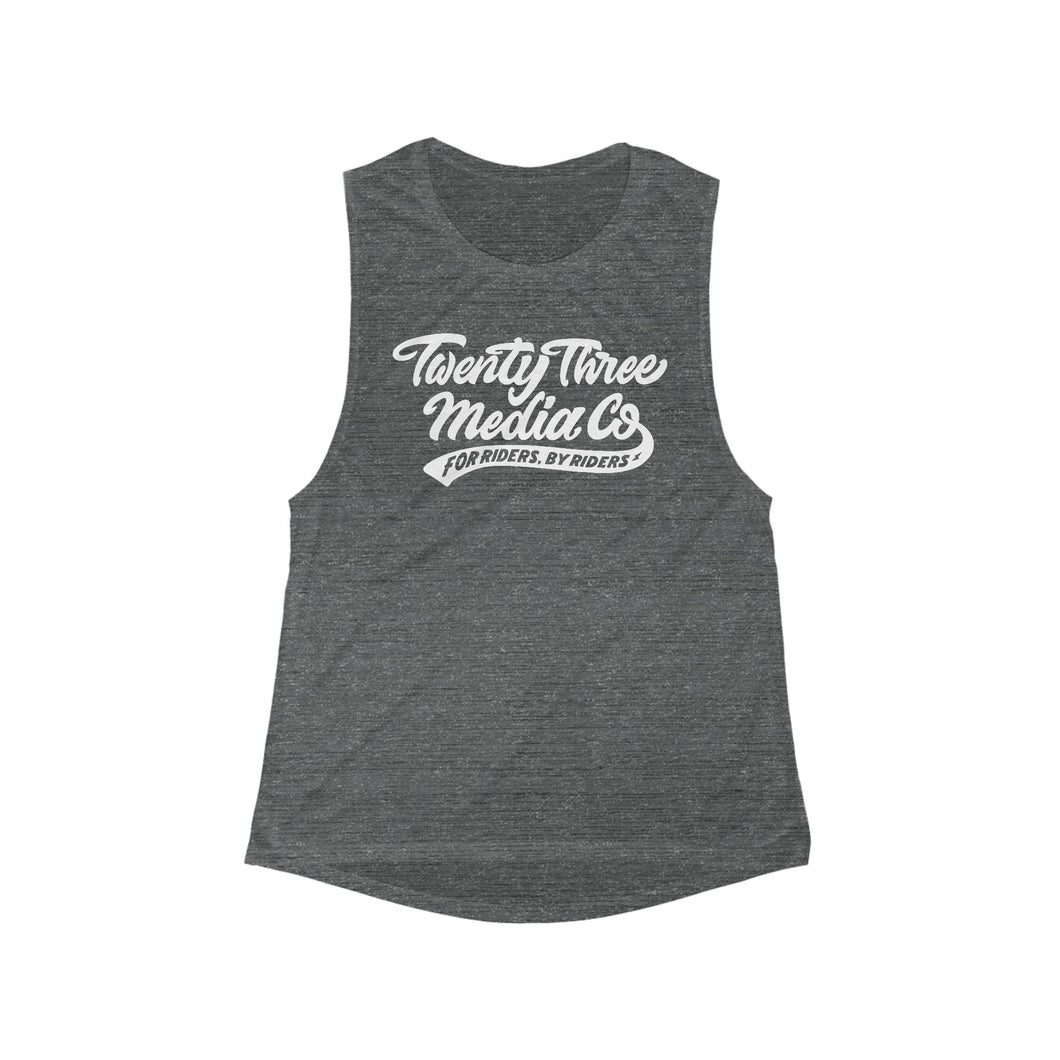 For Riders, By Riders - Women's Flowy Scoop Muscle Tank